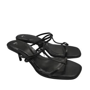 Zara Strappy Leather 50th Anniversary Heels
